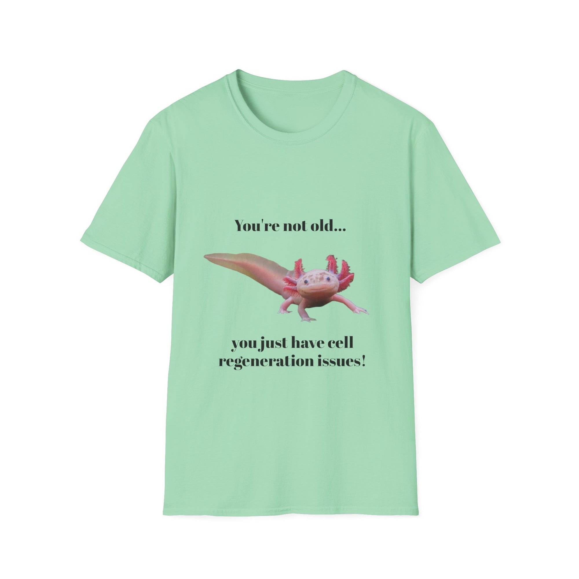 Axolotl Funny Unisex Softstyle T-Shirt
