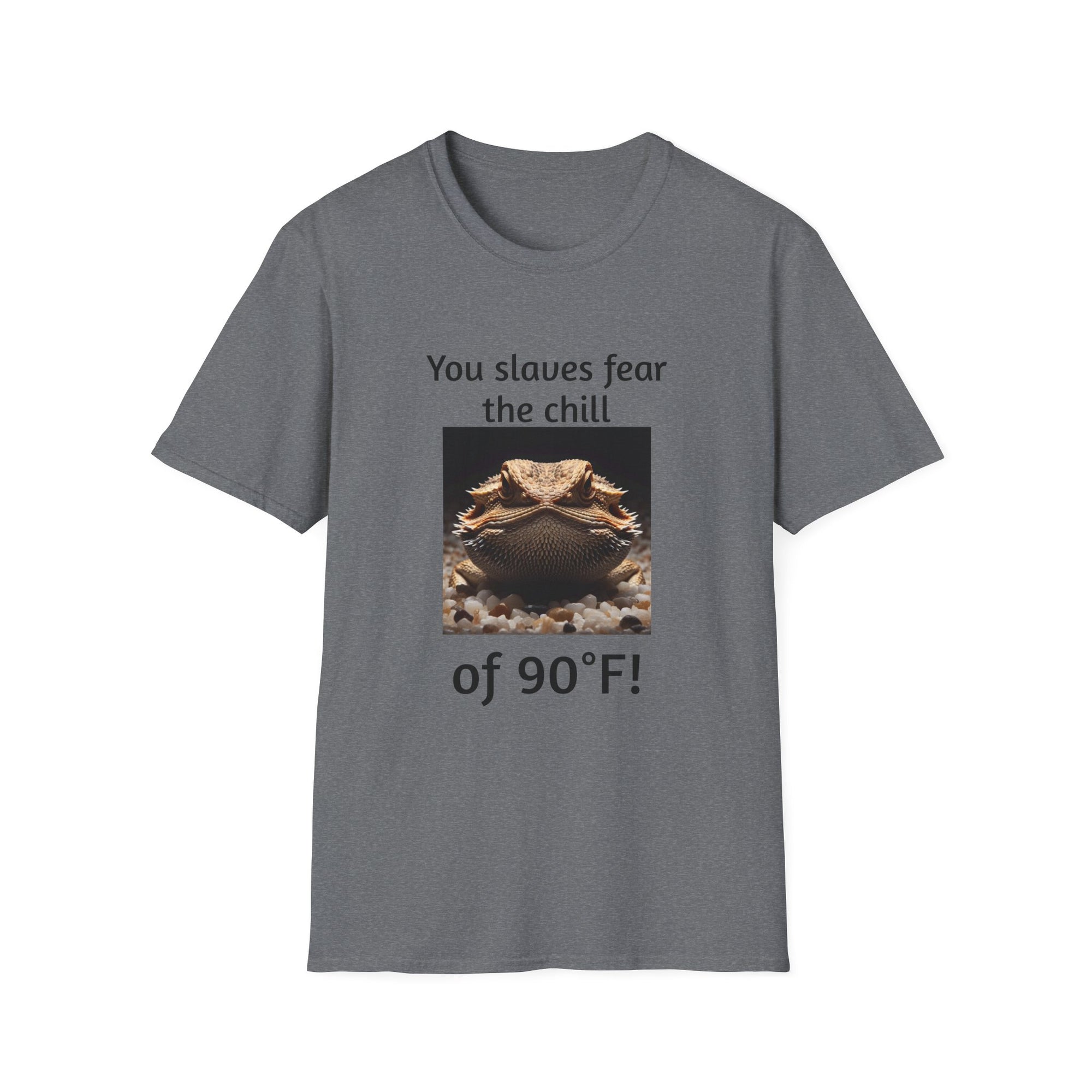 Funny Bearded Dragon Unisex T-Shirt, Humor Apparel, Animal Lover Gift, Casual Wear, Summer Tee, Meme Shirt