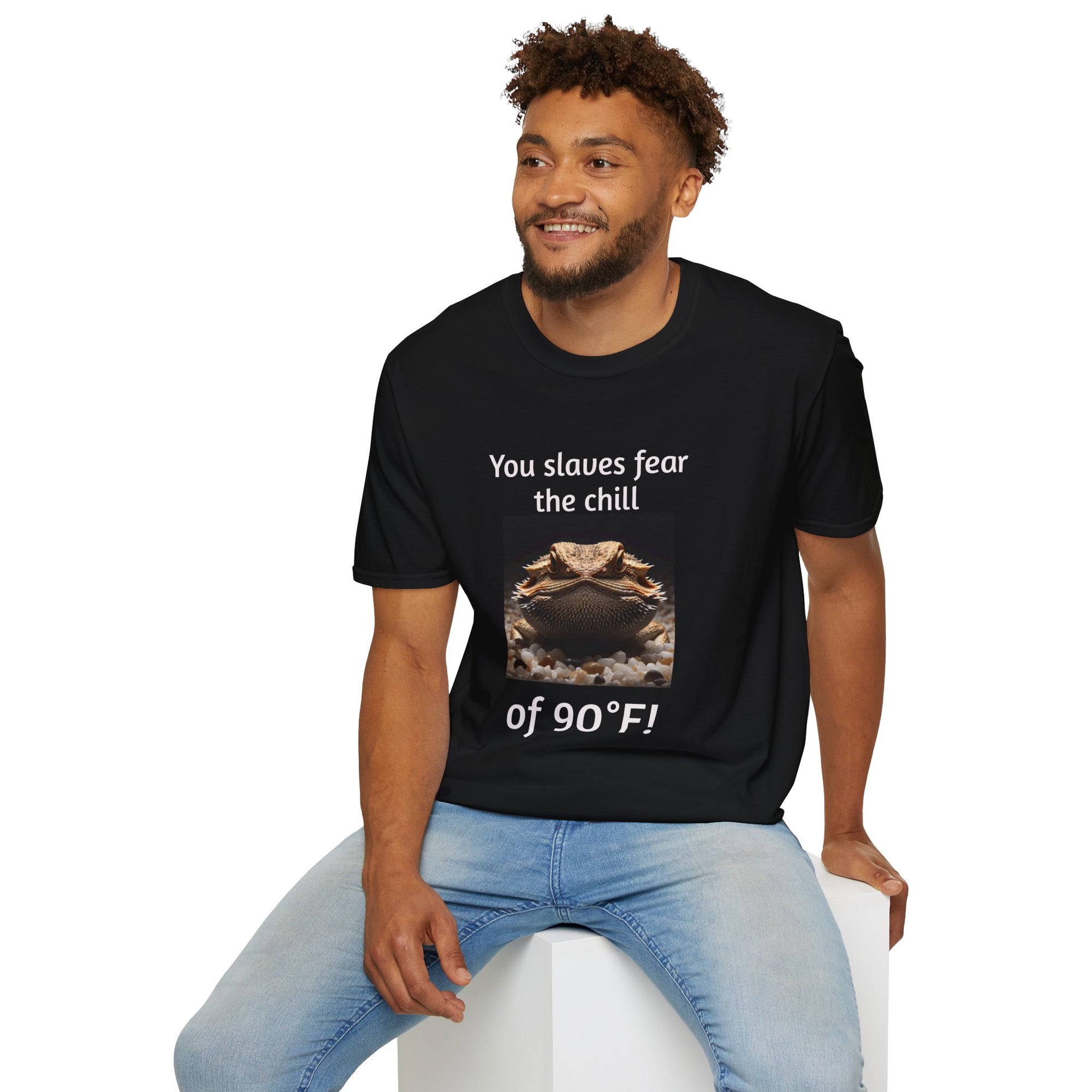 Funny Bearded Dragon Unisex T-Shirt, Humor Apparel, Animal Lover Gift, Casual Wear, Summer Tee, Meme Shirt