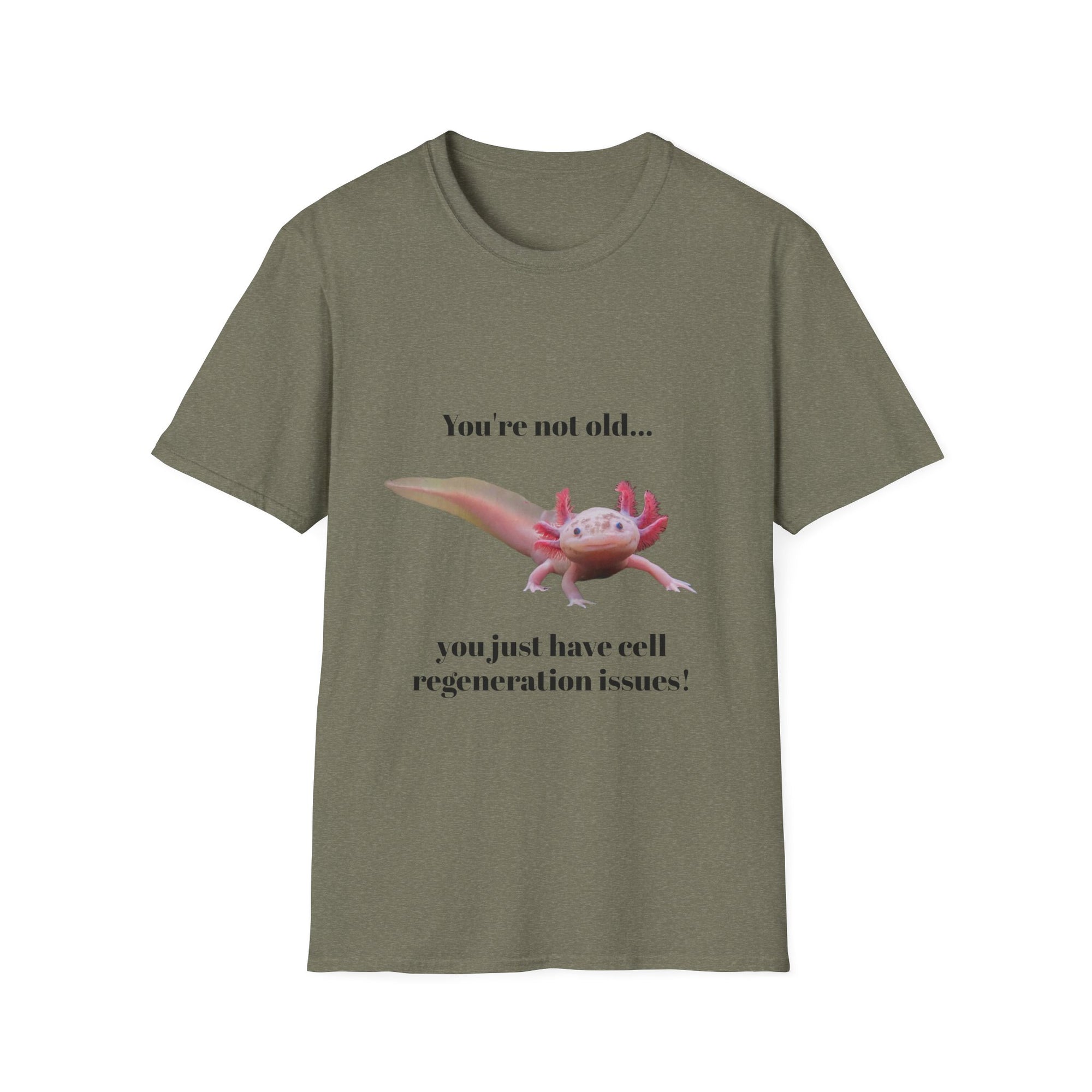 Axolotl Funny Unisex Softstyle T-Shirt