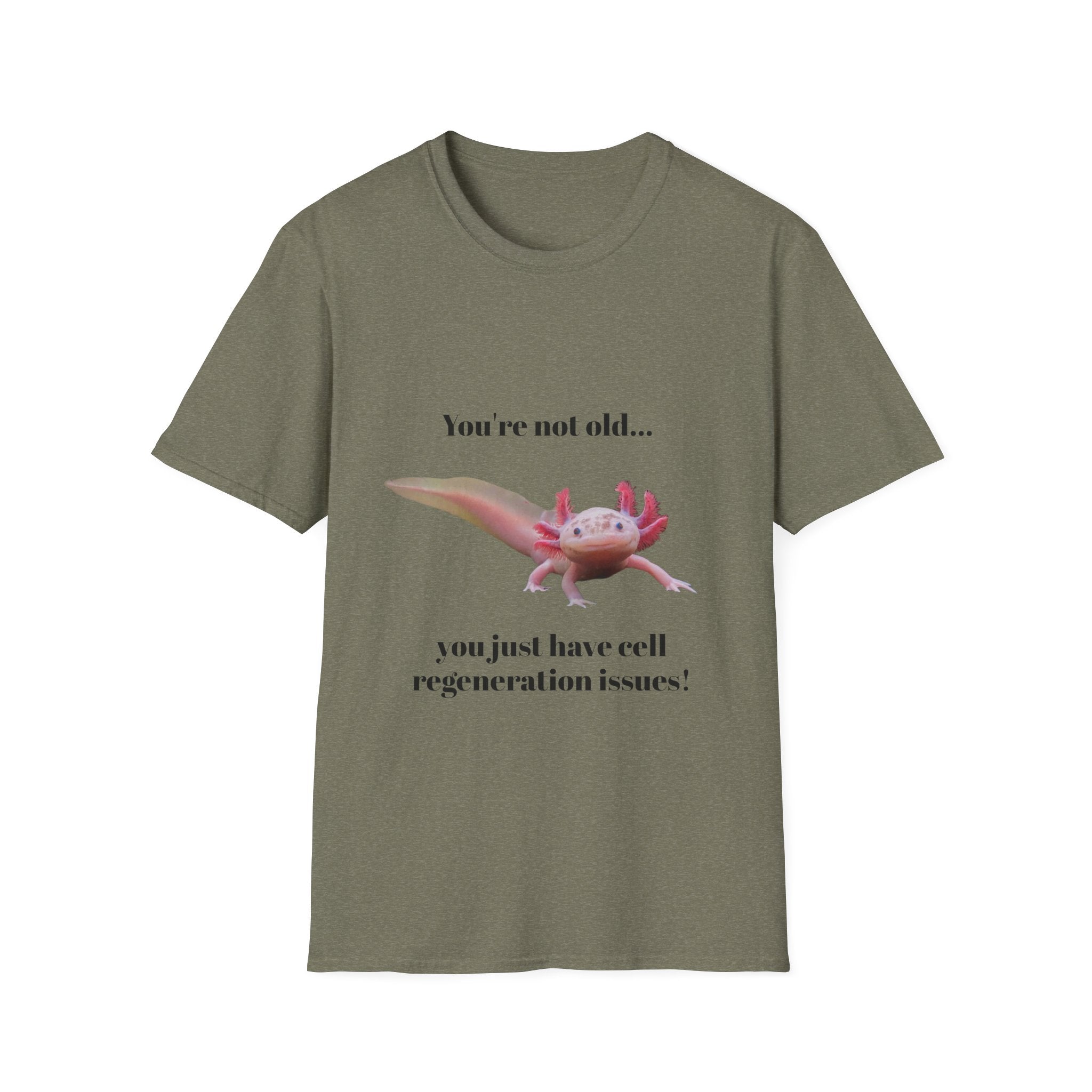 Axolotl Funny Unisex Softstyle T-Shirt