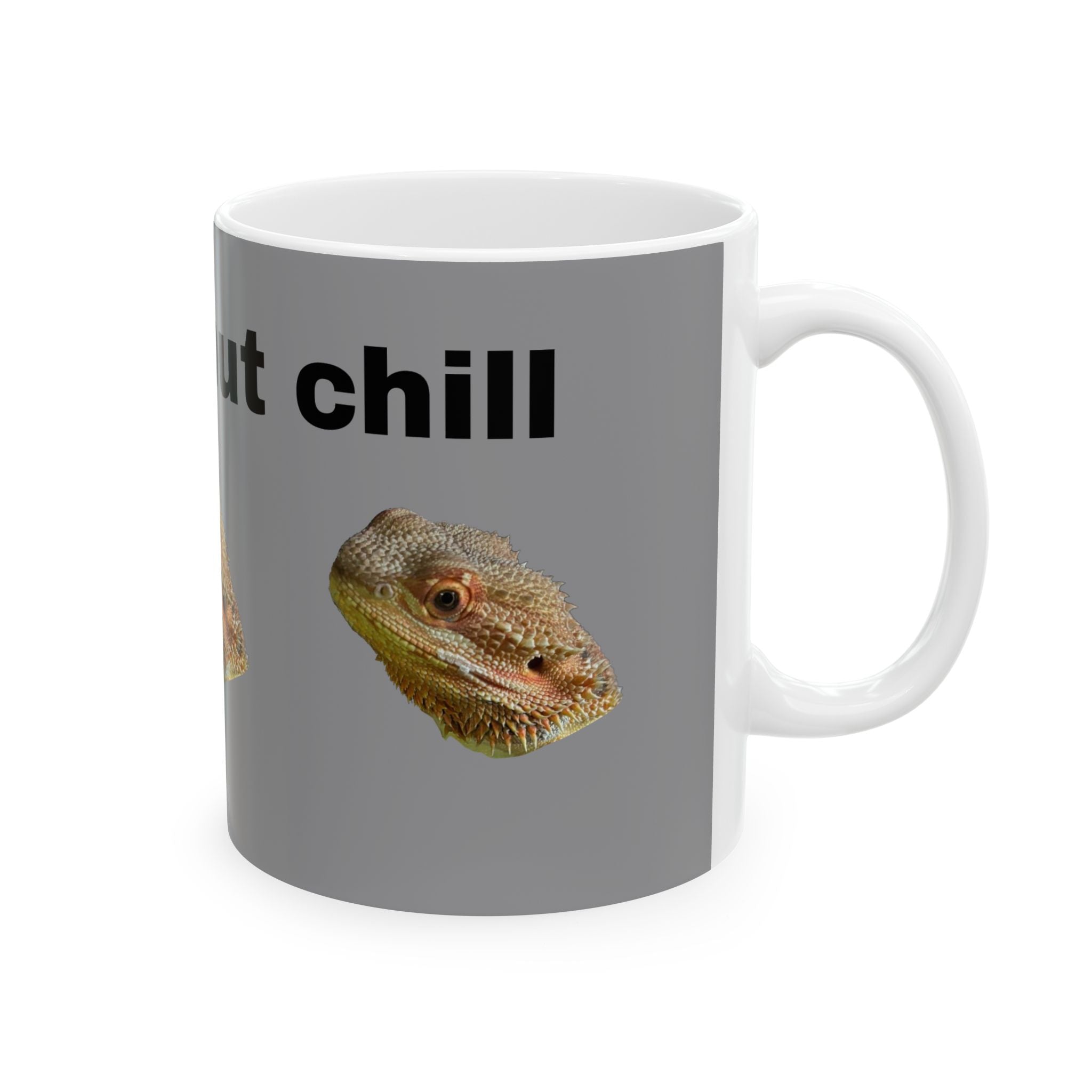 Bearded Dragon Ceramic Mug | Unique Gift for Reptile Lovers, Fun Coffee Tea Cup, Animal Lover's Mug, Bearded Dragon Decor