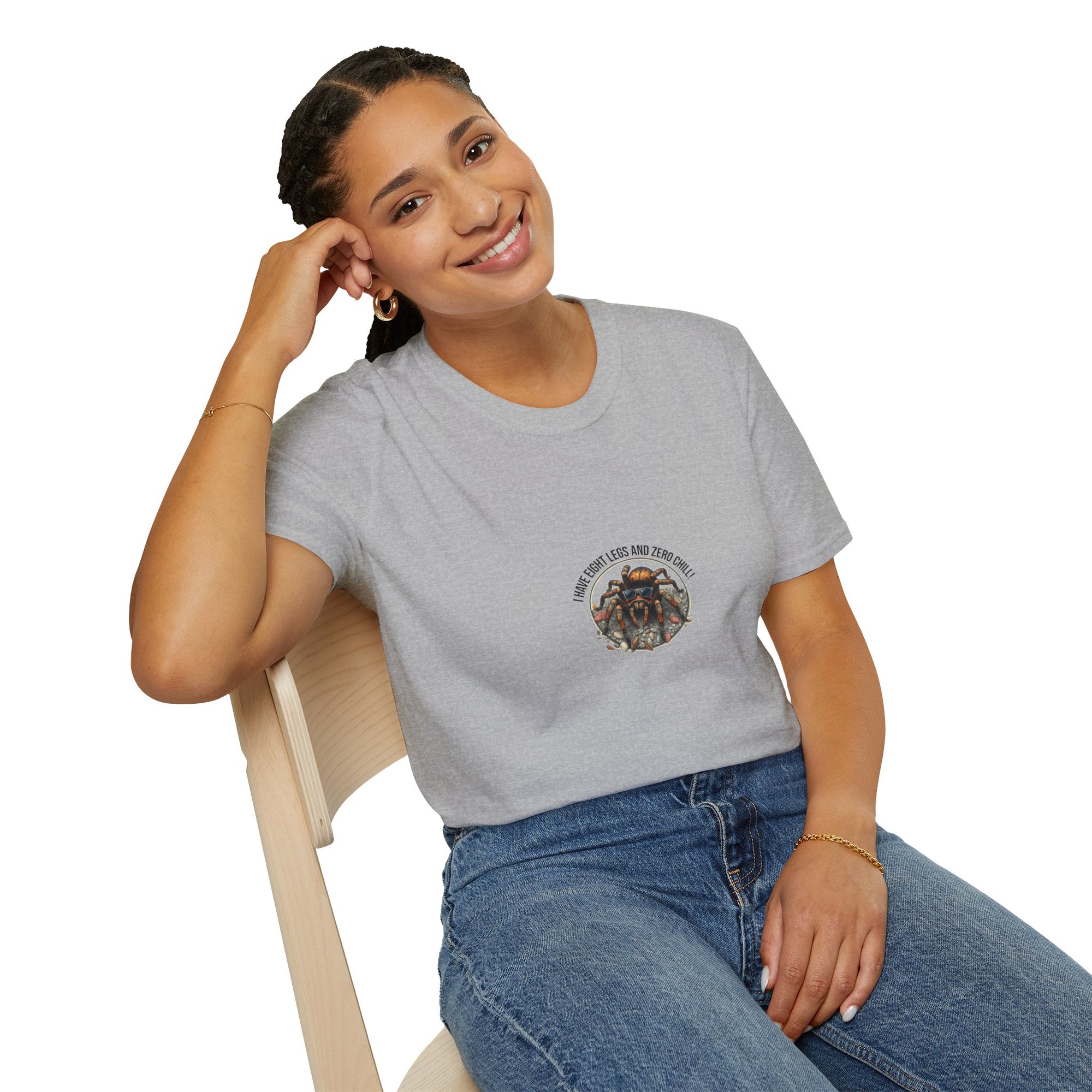 Adventure Funny Tarantula Softstyle T-Shirt - Perfect for Nature Lovers, Travelers, Gift for Explorers, Pet Owners, Everyday Wear