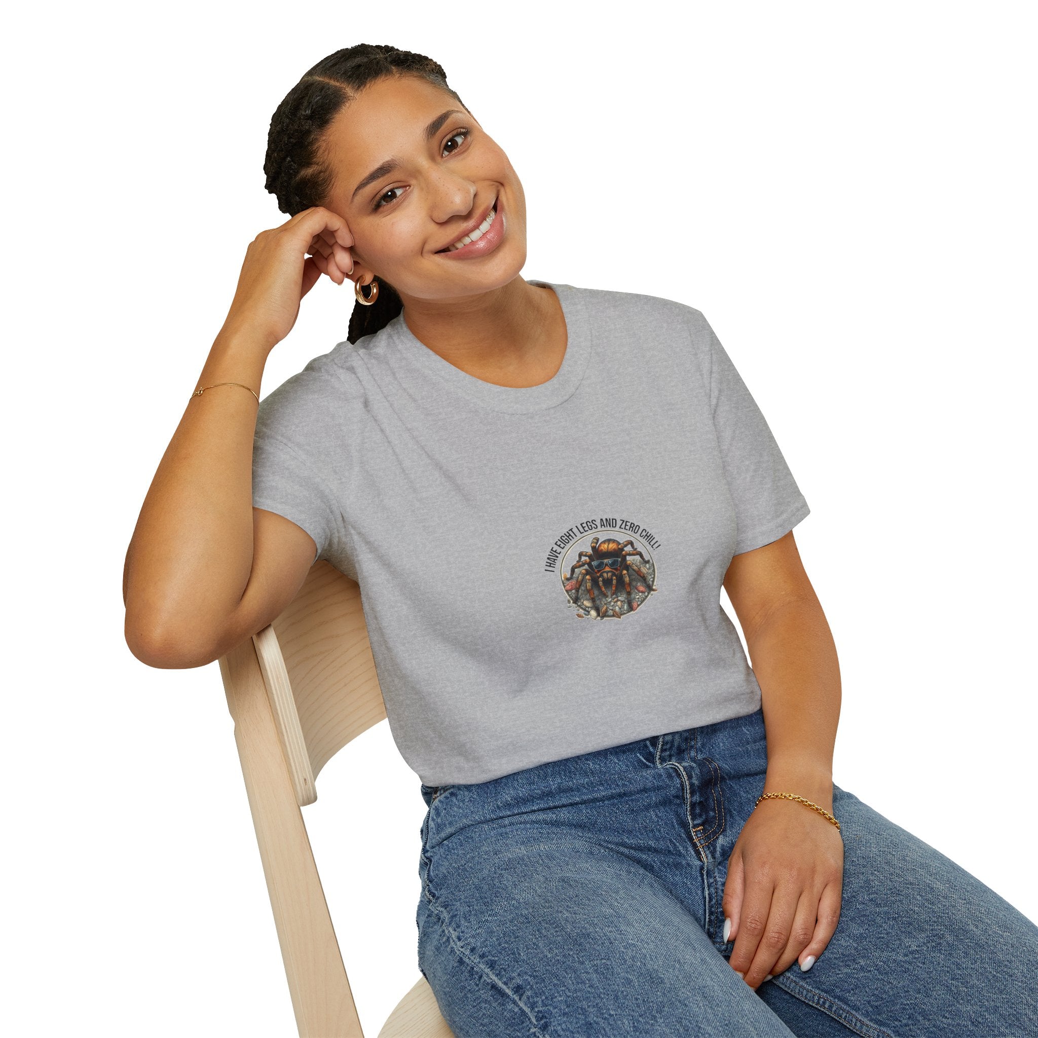 Adventure Funny Tarantula Softstyle T-Shirt - Perfect for Nature Lovers, Travelers, Gift for Explorers, Pet Owners, Everyday Wear