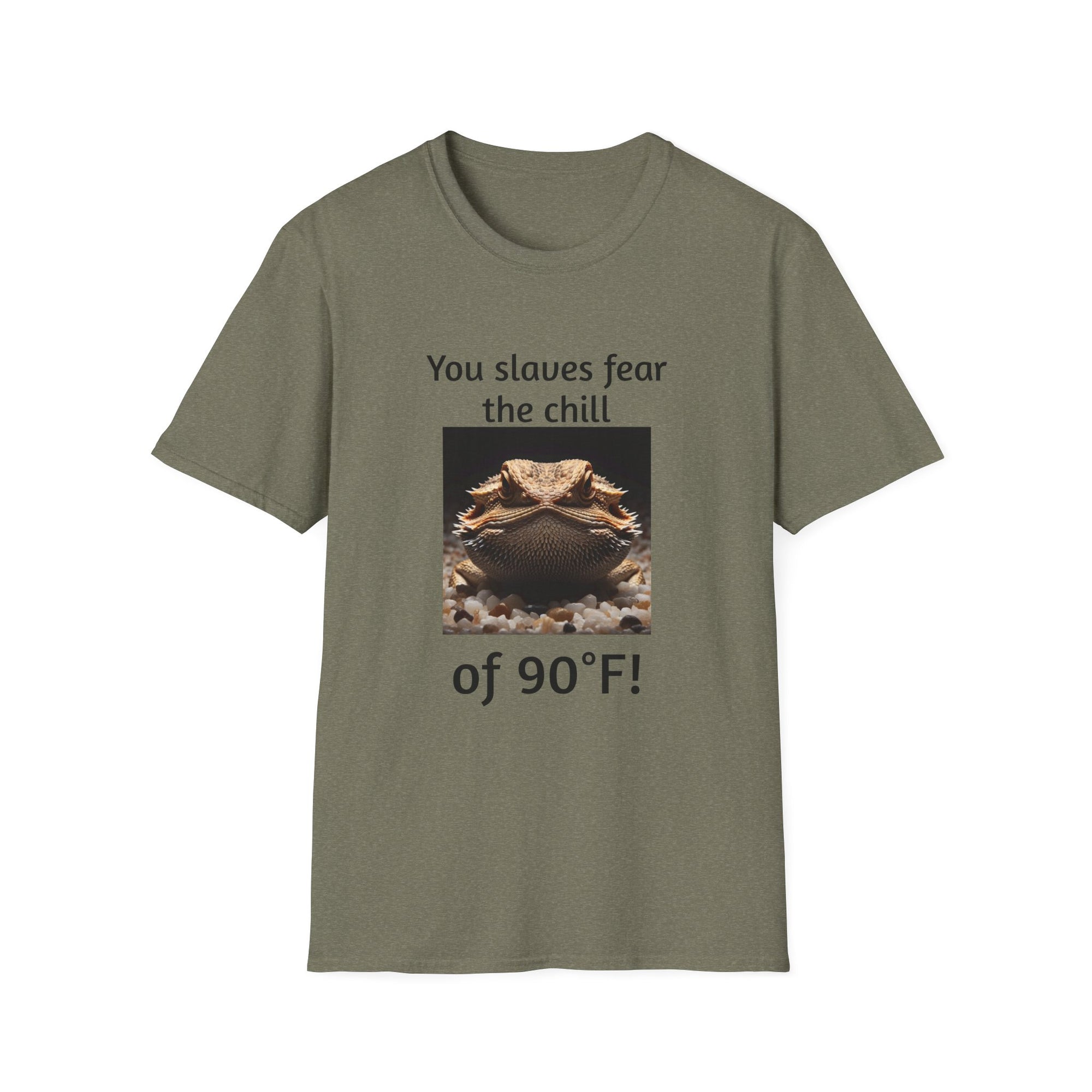 Funny Bearded Dragon Unisex T-Shirt, Humor Apparel, Animal Lover Gift, Casual Wear, Summer Tee, Meme Shirt