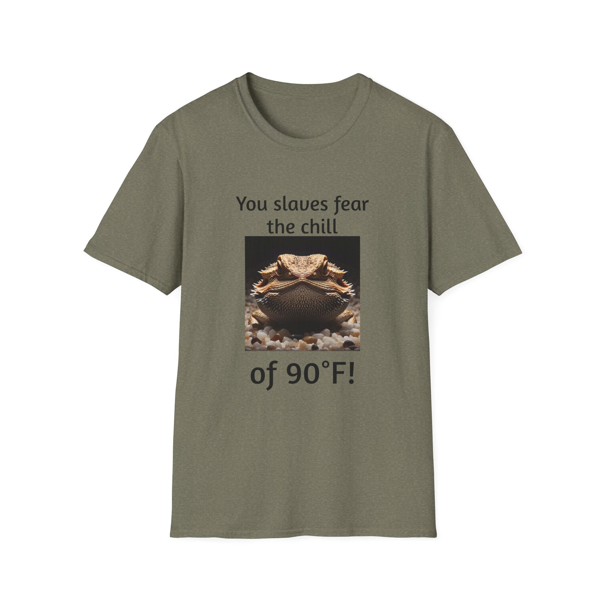 Funny Bearded Dragon Unisex T-Shirt, Humor Apparel, Animal Lover Gift, Casual Wear, Summer Tee, Meme Shirt