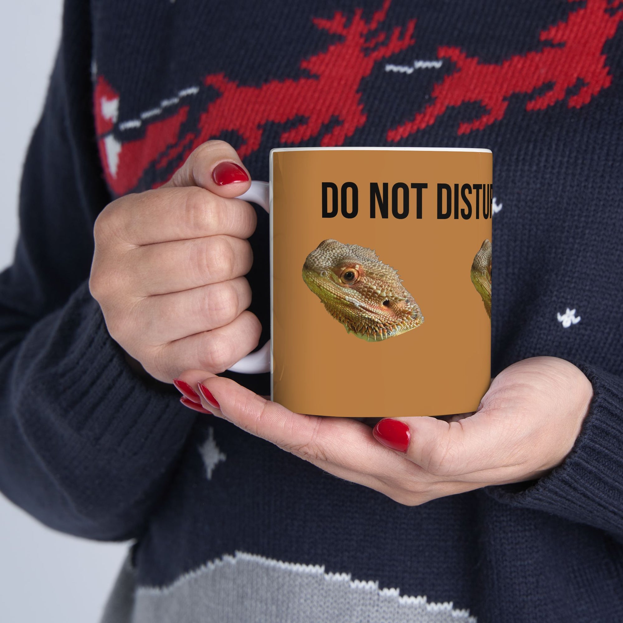 Bearded Dragon Ceramic Mug - Funny Dragon Coffee Cup, Great Gift for Pet Lovers, Unique Kitchen Decor, Home Office Humor, Reptile [...]