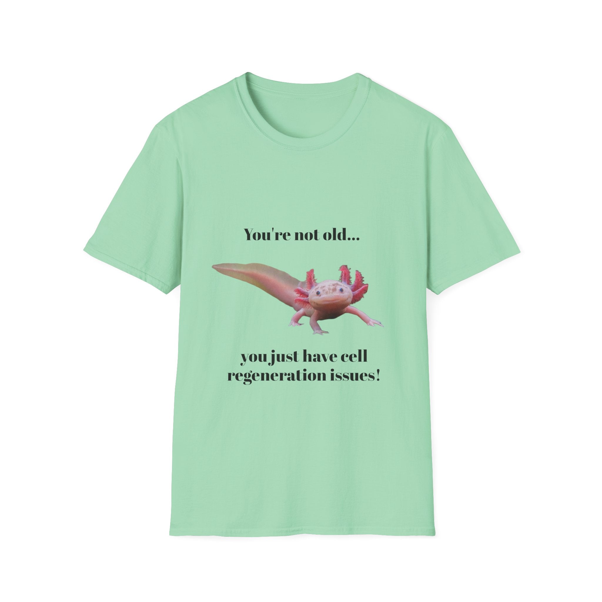 Axolotl Funny Unisex Softstyle T-Shirt