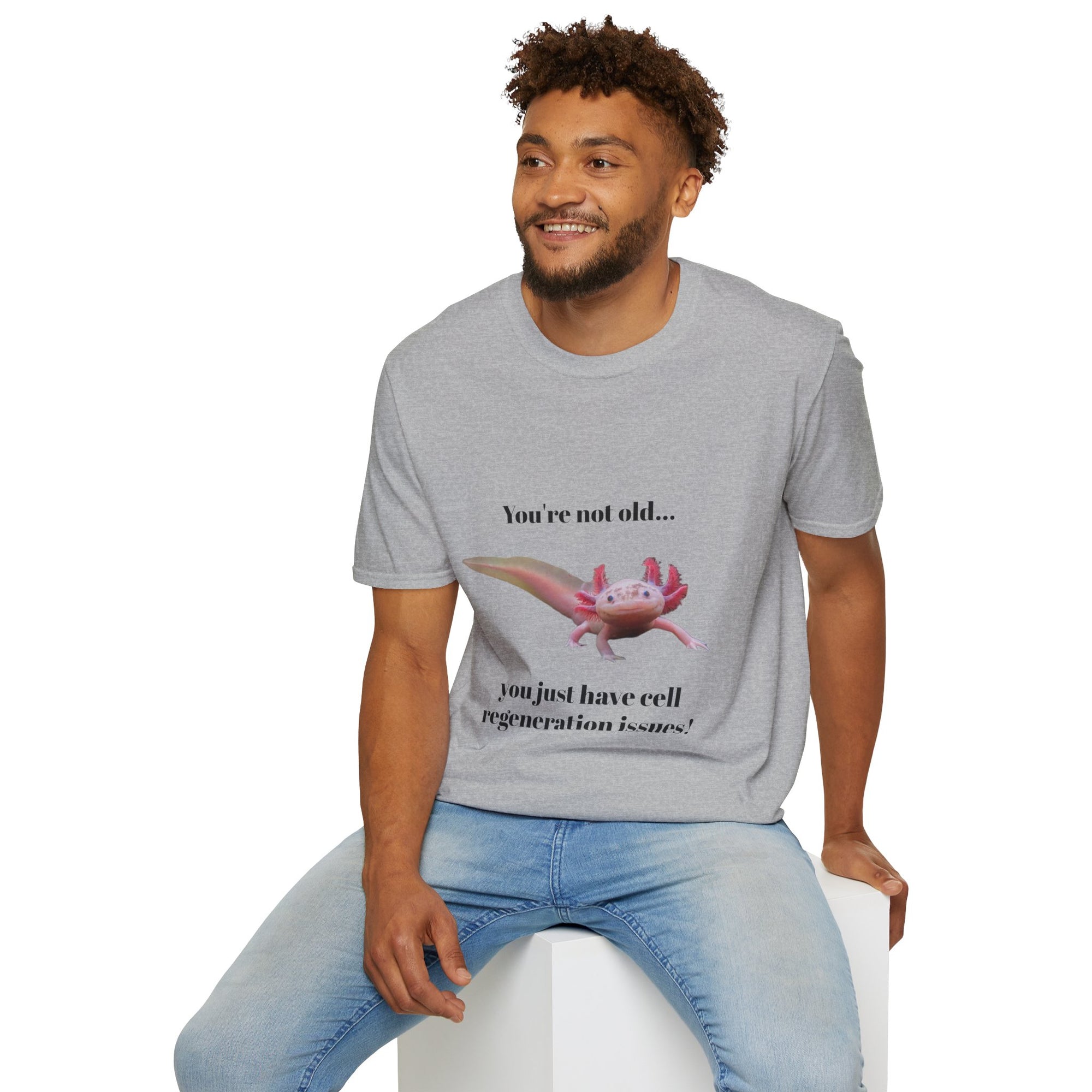 Axolotl Funny Unisex Softstyle T-Shirt