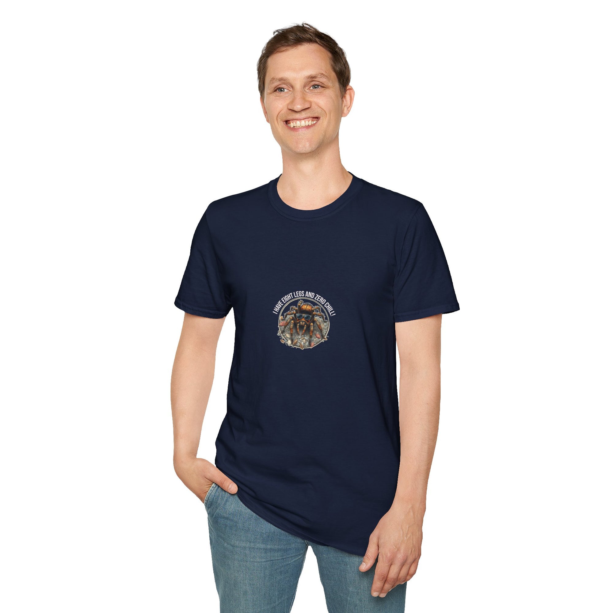 Adventure Funny Tarantula Softstyle T-Shirt - Perfect for Nature Lovers, Travelers, Gift for Explorers, Pet Owners, Everyday Wear