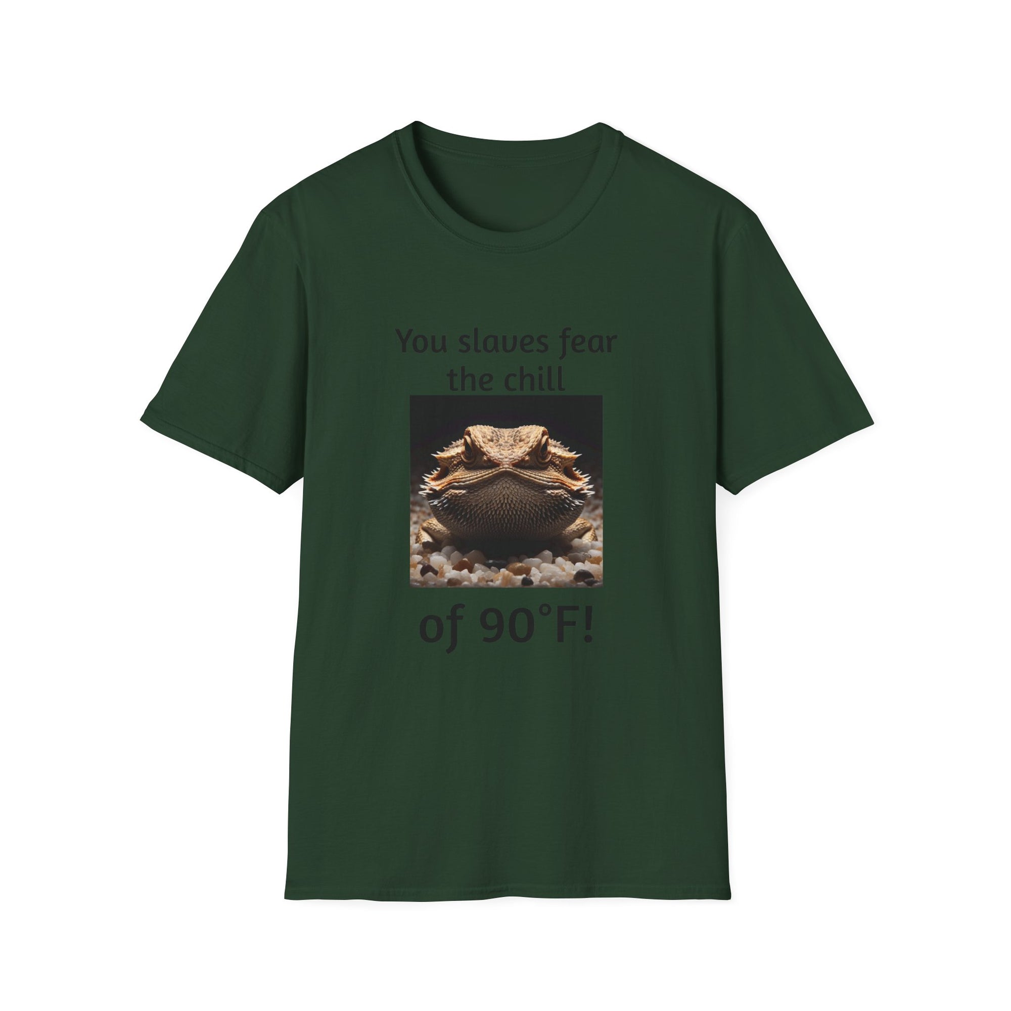 Funny Bearded Dragon Unisex T-Shirt, Humor Apparel, Animal Lover Gift, Casual Wear, Summer Tee, Meme Shirt