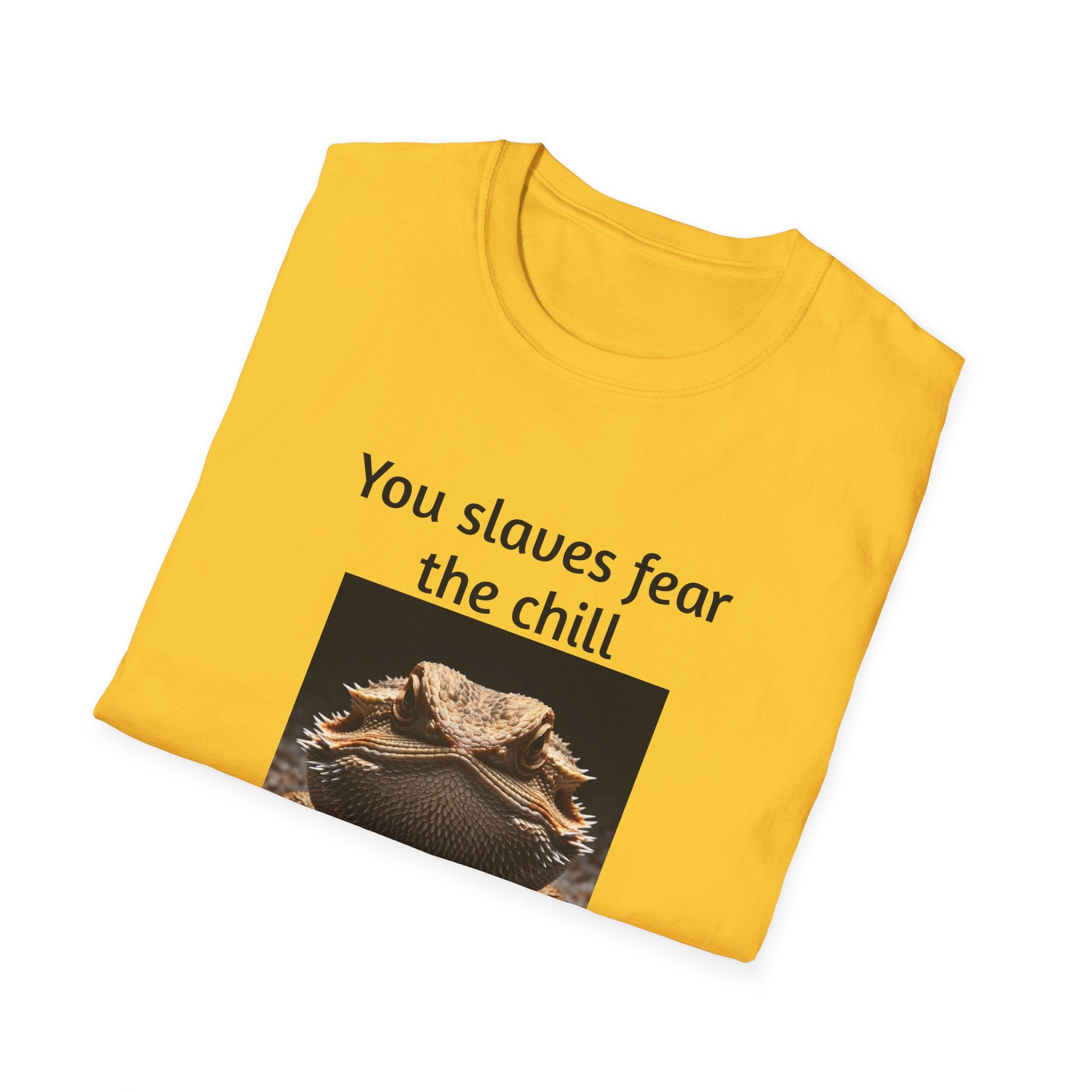 Funny Bearded Dragon Unisex T-Shirt, Humor Apparel, Animal Lover Gift, Casual Wear, Summer Tee, Meme Shirt