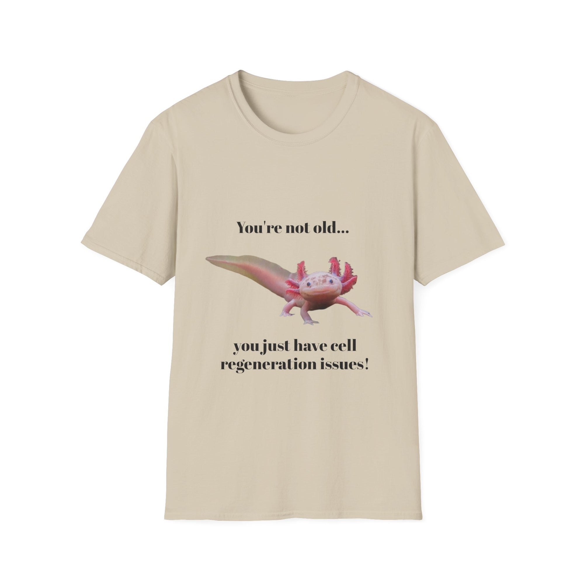 Axolotl Funny Unisex Softstyle T-Shirt