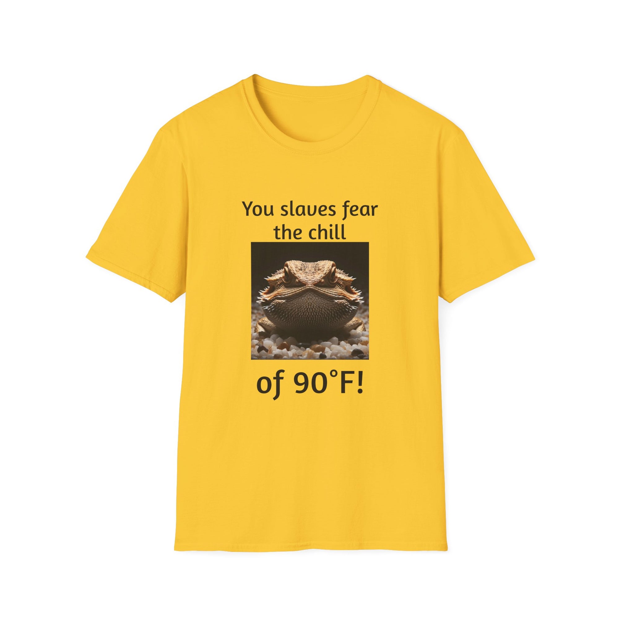 Funny Bearded Dragon Unisex T-Shirt, Humor Apparel, Animal Lover Gift, Casual Wear, Summer Tee, Meme Shirt