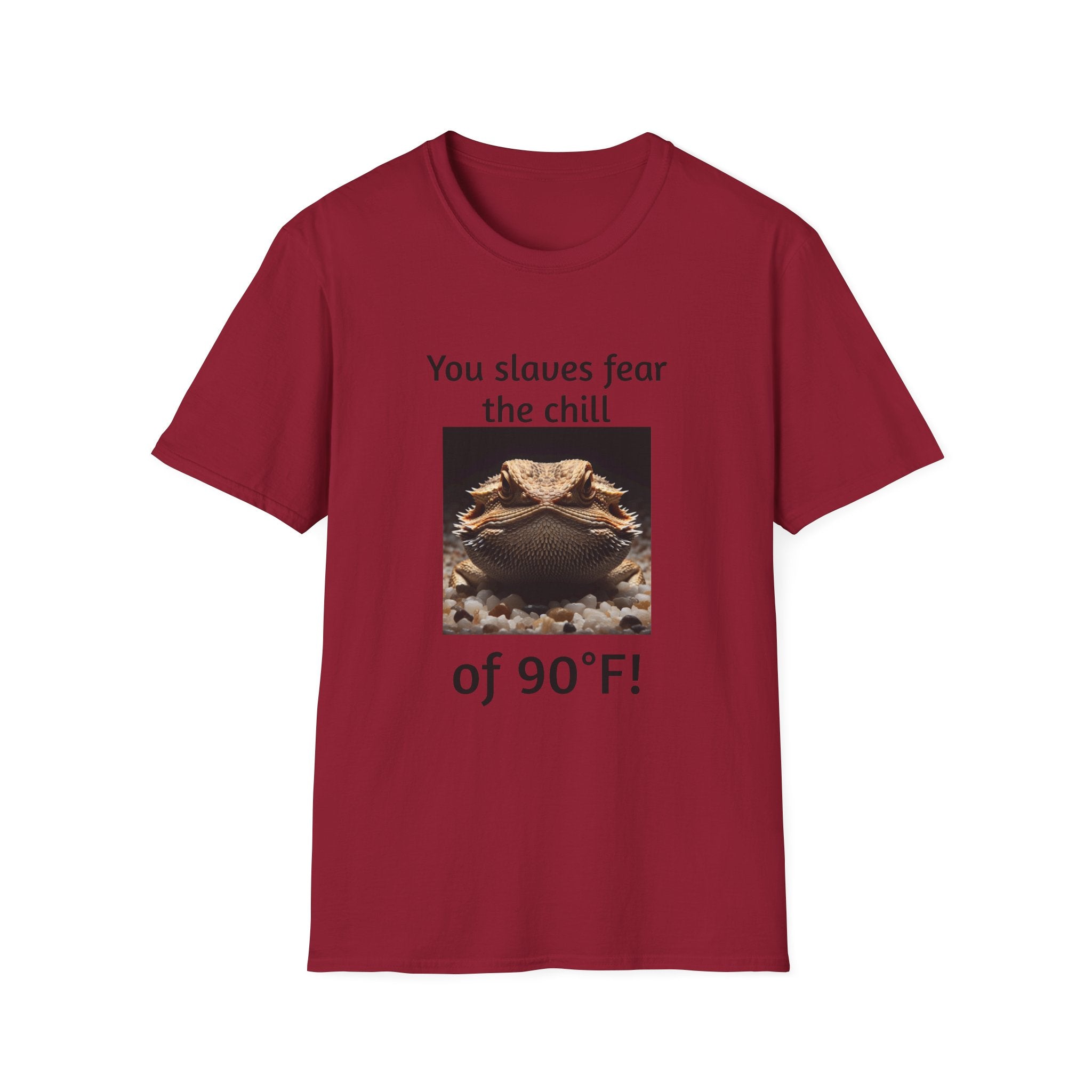 Funny Bearded Dragon Unisex T-Shirt, Humor Apparel, Animal Lover Gift, Casual Wear, Summer Tee, Meme Shirt