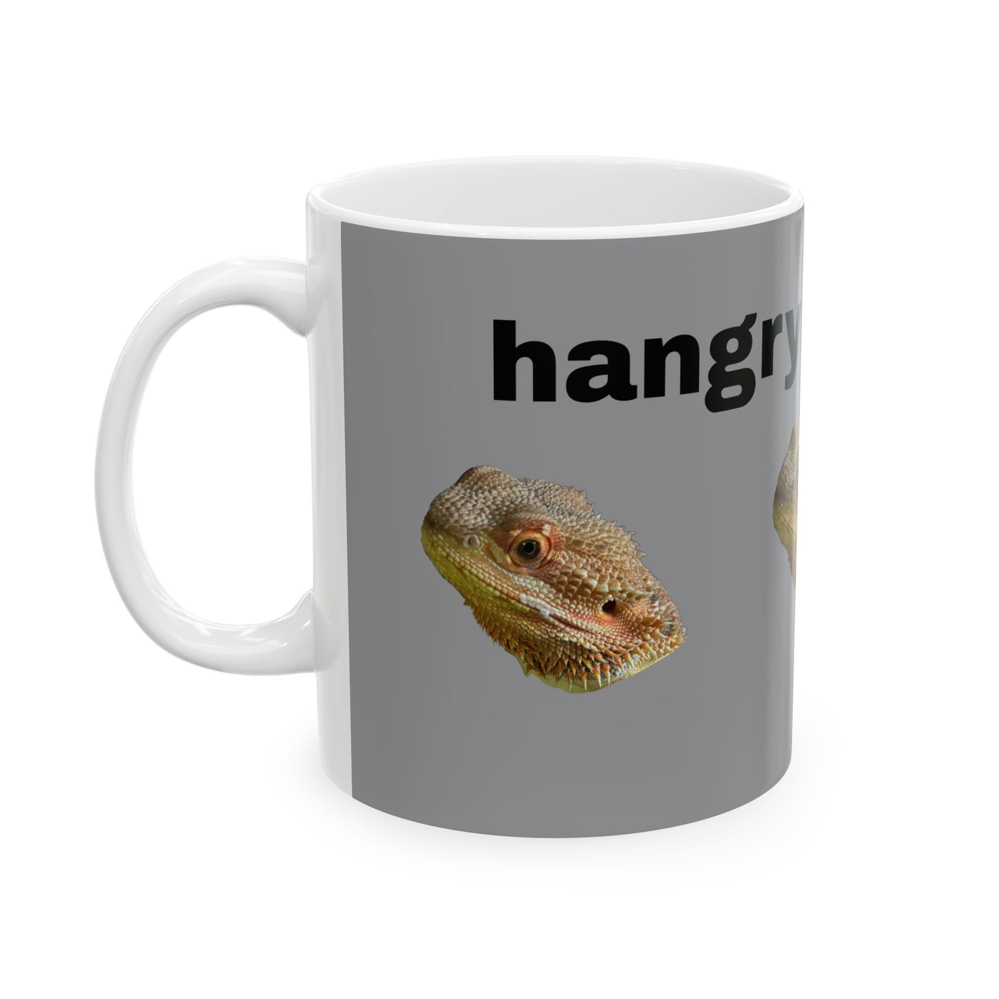 Bearded Dragon Ceramic Mug | Unique Gift for Reptile Lovers, Fun Coffee Tea Cup, Animal Lover's Mug, Bearded Dragon Decor