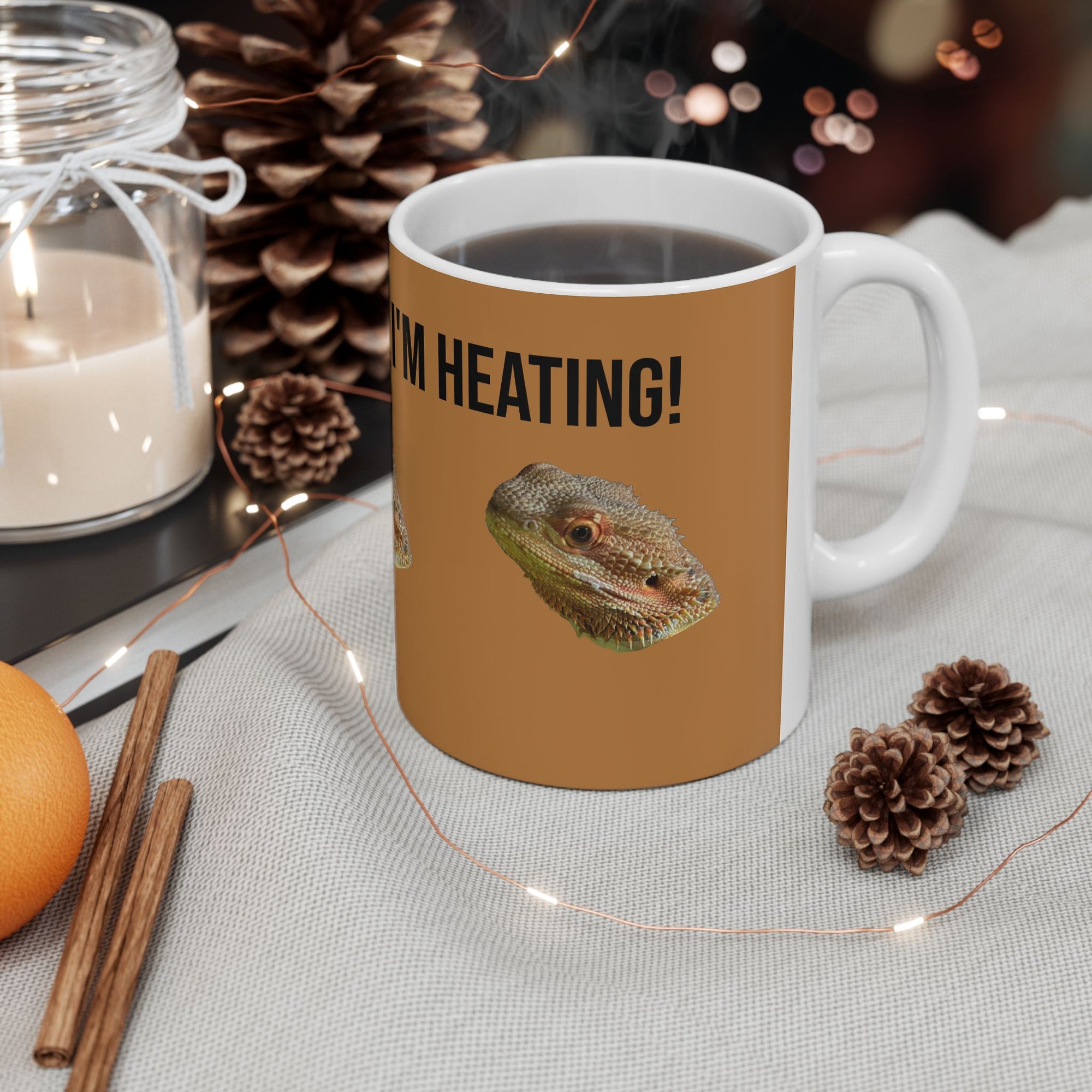 Bearded Dragon Ceramic Mug - Funny Dragon Coffee Cup, Great Gift for Pet Lovers, Unique Kitchen Decor, Home Office Humor, Reptile [...]