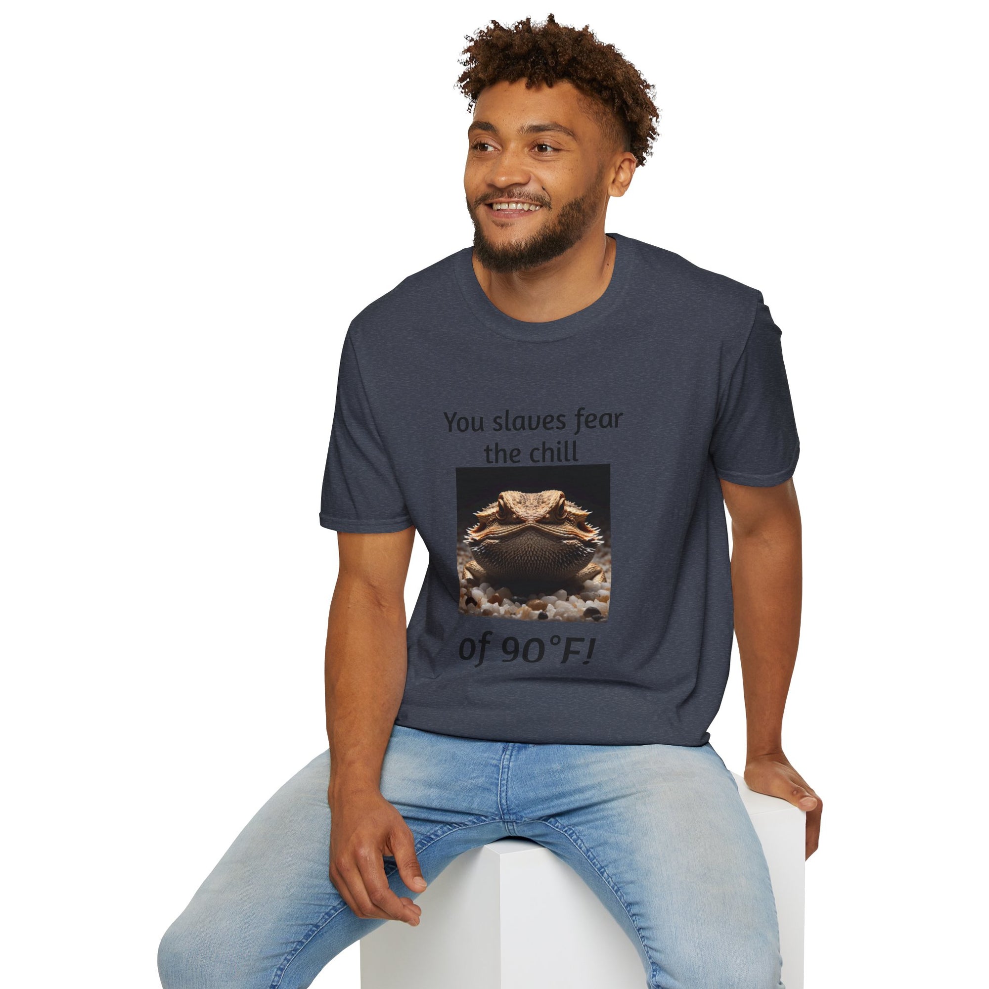 Funny Bearded Dragon Unisex T-Shirt, Humor Apparel, Animal Lover Gift, Casual Wear, Summer Tee, Meme Shirt