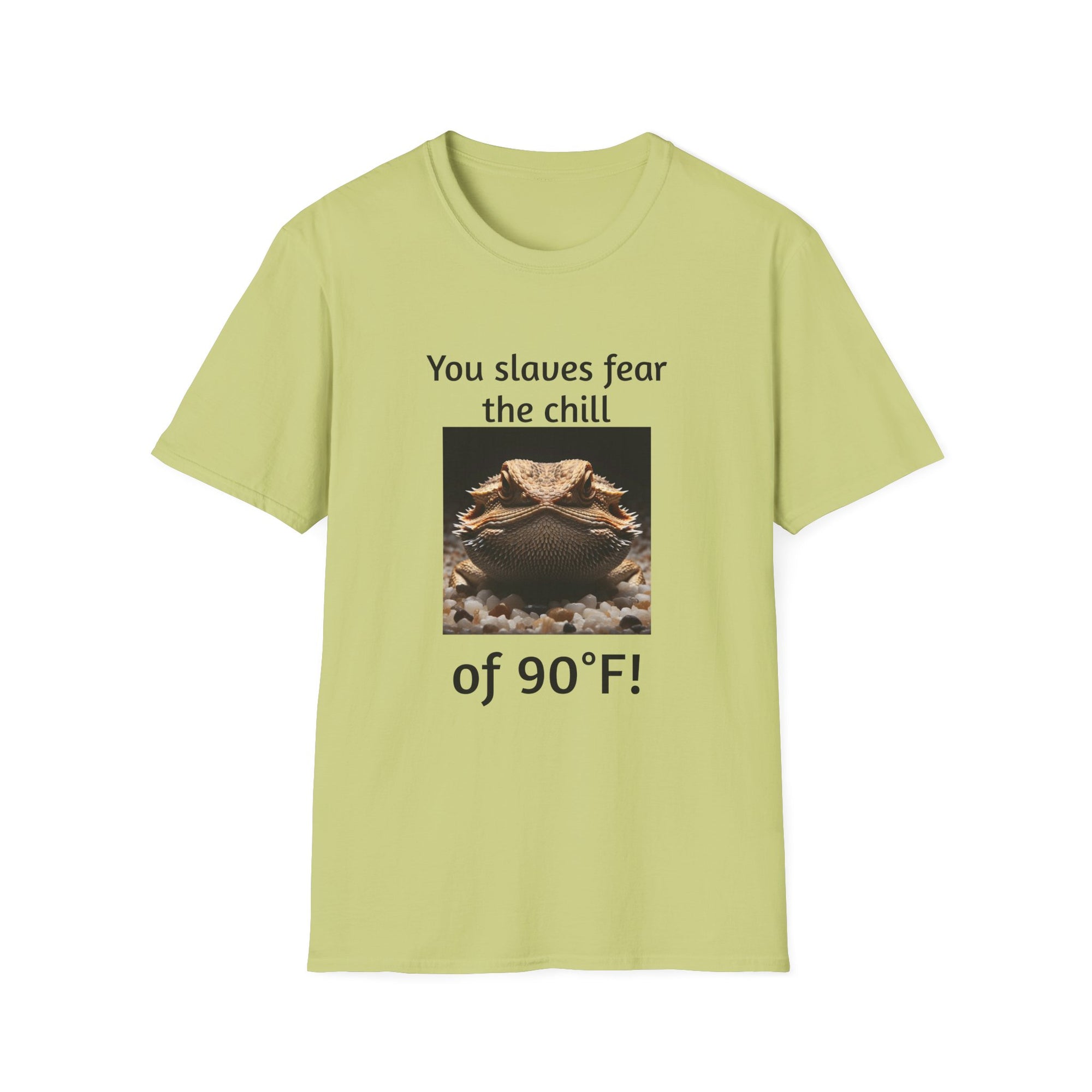 Funny Bearded Dragon Unisex T-Shirt, Humor Apparel, Animal Lover Gift, Casual Wear, Summer Tee, Meme Shirt