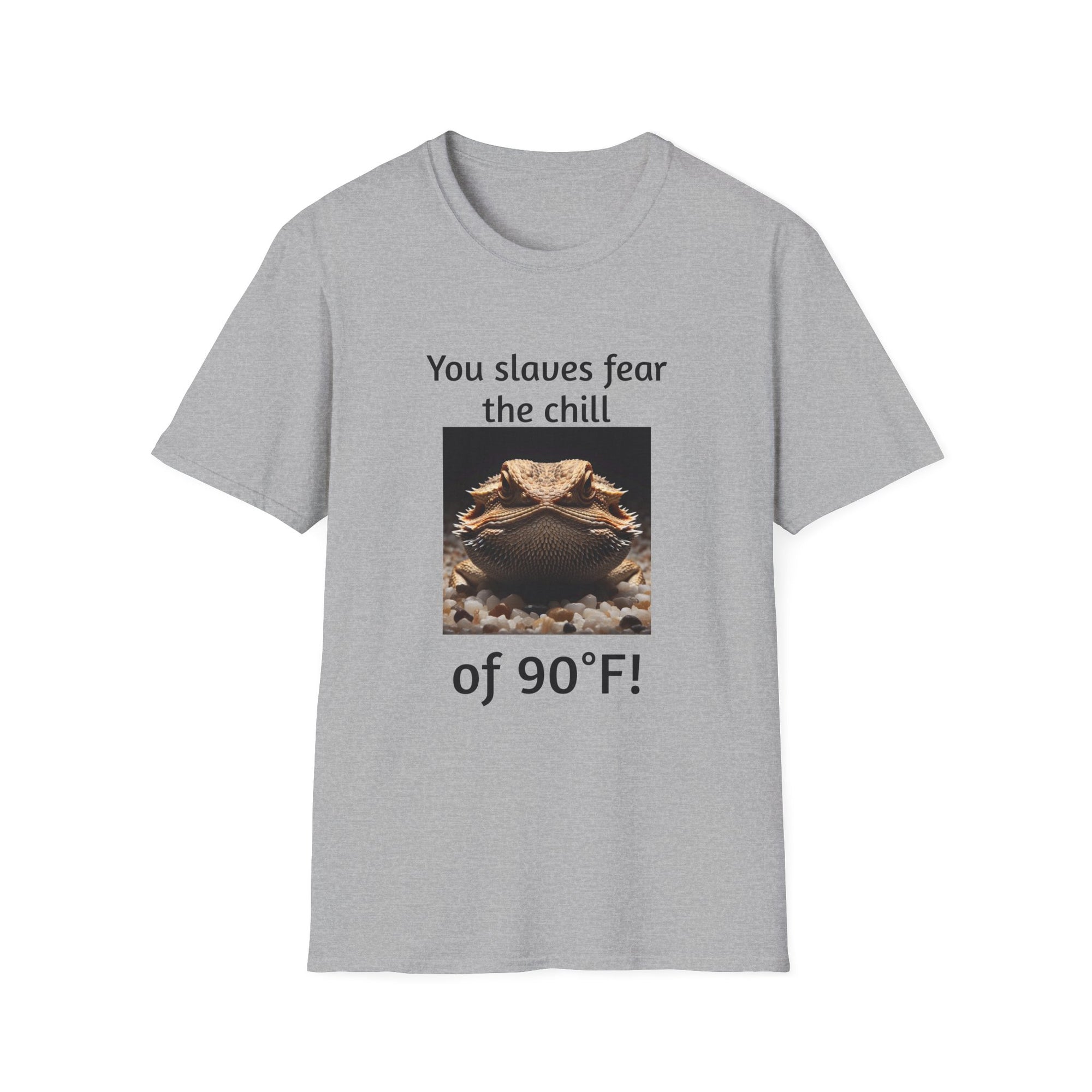 Funny Bearded Dragon Unisex T-Shirt, Humor Apparel, Animal Lover Gift, Casual Wear, Summer Tee, Meme Shirt