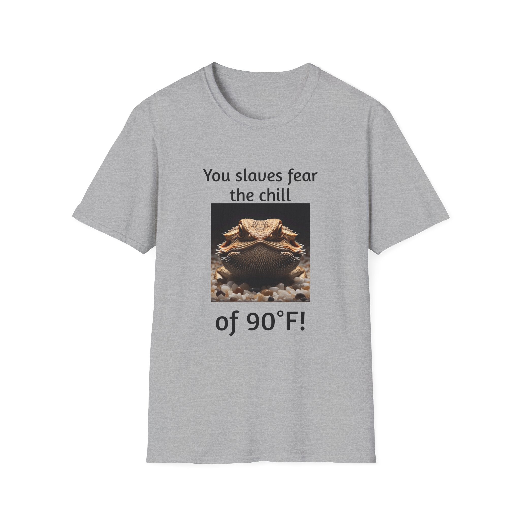 Funny Bearded Dragon Unisex T-Shirt, Humor Apparel, Animal Lover Gift, Casual Wear, Summer Tee, Meme Shirt