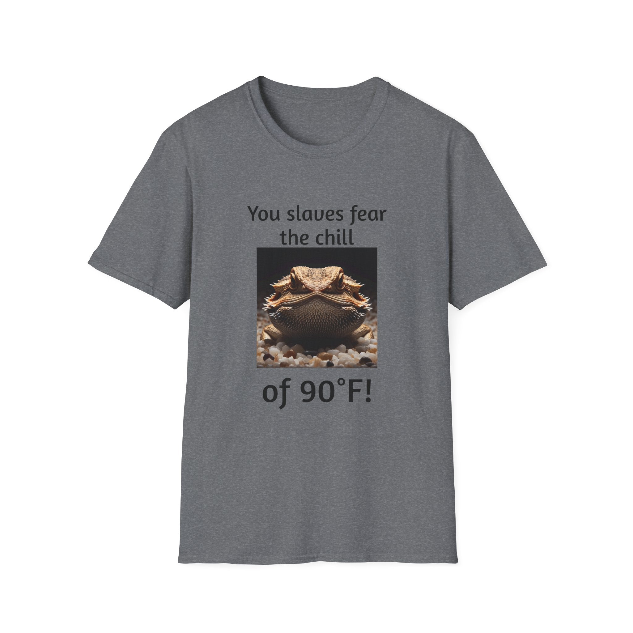 Funny Bearded Dragon Unisex T-Shirt, Humor Apparel, Animal Lover Gift, Casual Wear, Summer Tee, Meme Shirt