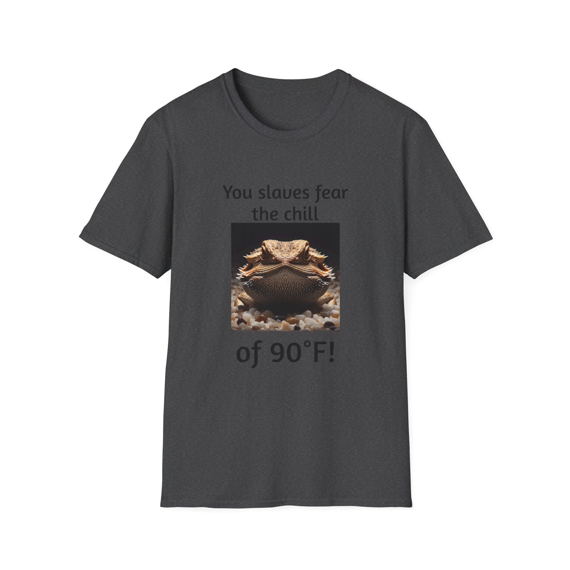 Funny Bearded Dragon Unisex T-Shirt, Humor Apparel, Animal Lover Gift, Casual Wear, Summer Tee, Meme Shirt