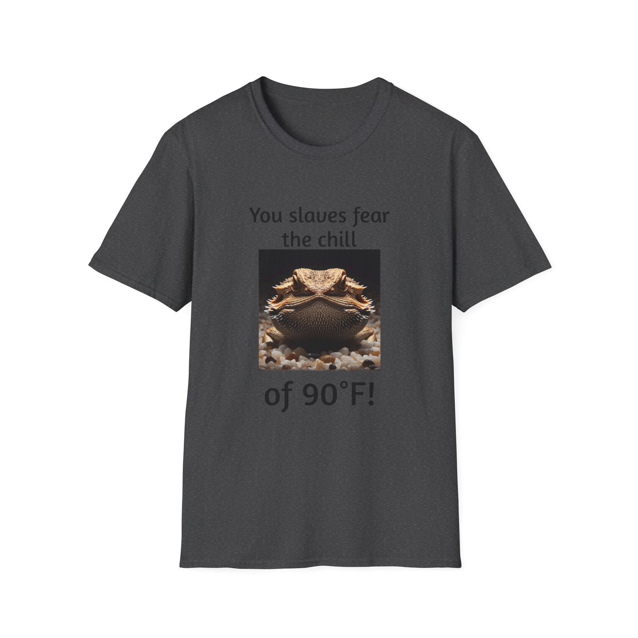 Funny Bearded Dragon Unisex T-Shirt, Humor Apparel, Animal Lover Gift, Casual Wear, Summer Tee, Meme Shirt