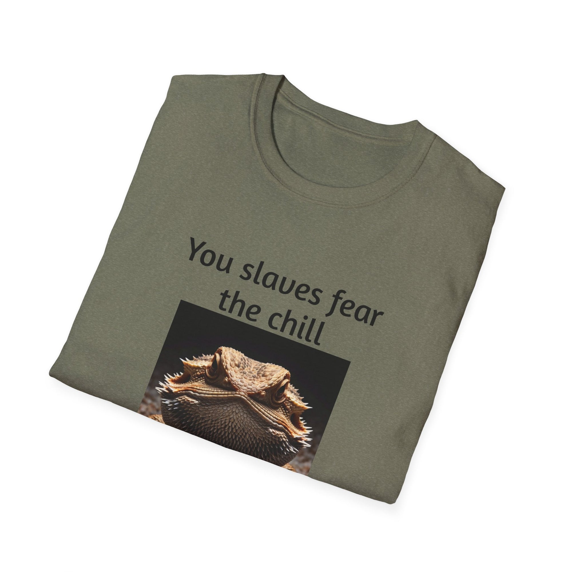 Funny Bearded Dragon Unisex T-Shirt, Humor Apparel, Animal Lover Gift, Casual Wear, Summer Tee, Meme Shirt