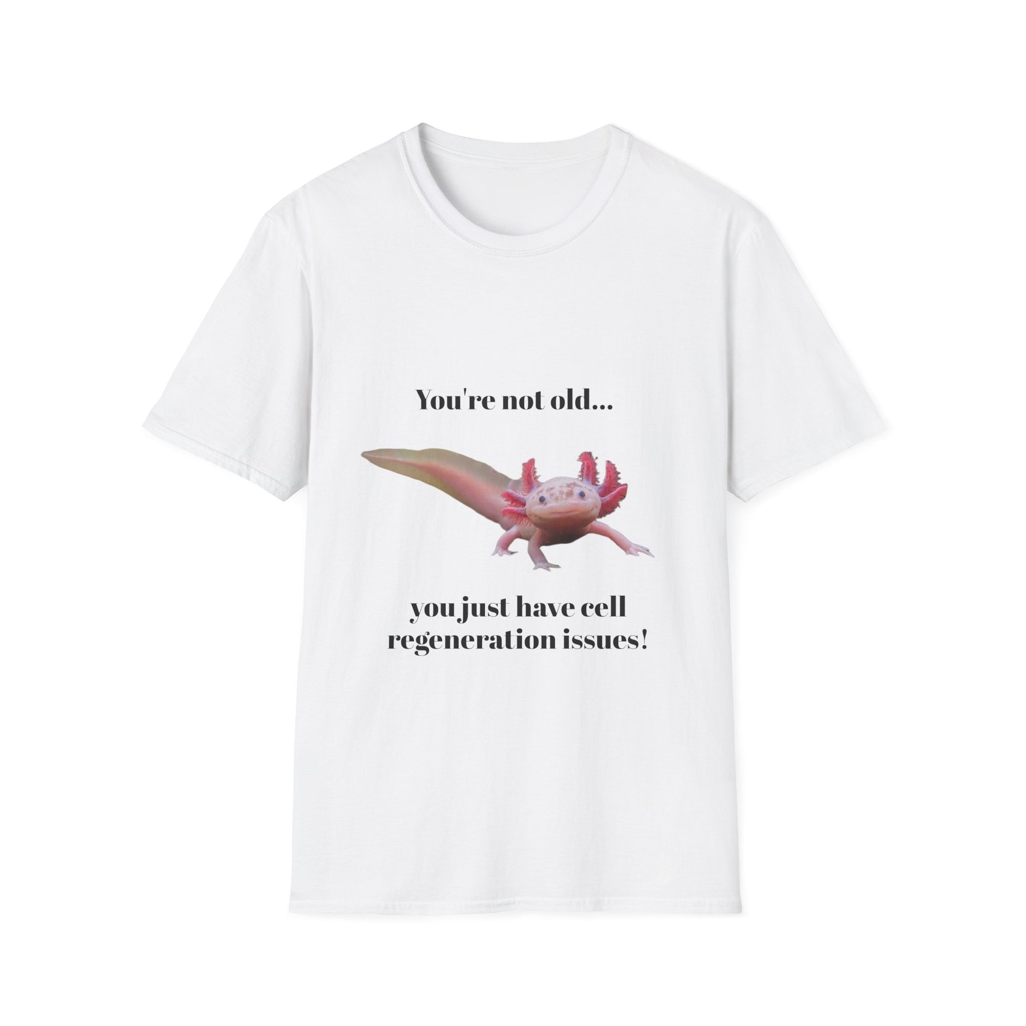 Axolotl Funny Unisex Softstyle T-Shirt