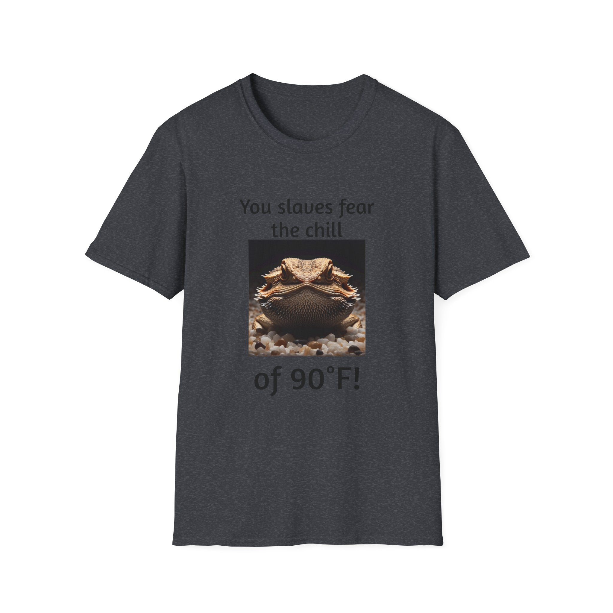 Funny Bearded Dragon Unisex T-Shirt, Humor Apparel, Animal Lover Gift, Casual Wear, Summer Tee, Meme Shirt